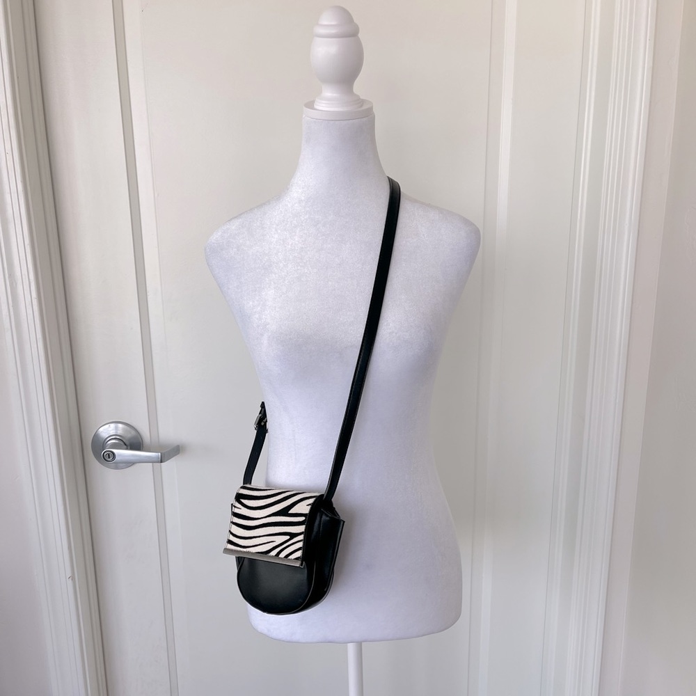 Sam Edelman Jasmine Zebra Print Convertible Bag